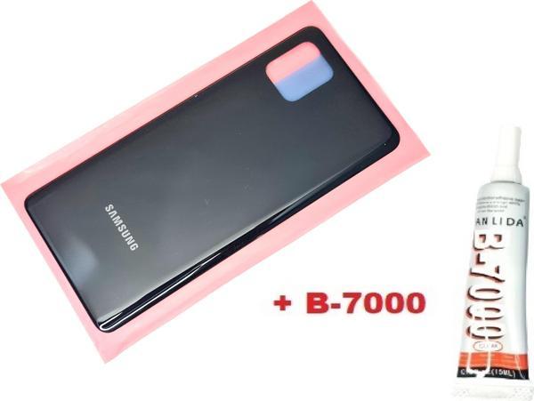 Tkgz Samsung Galaxy NOTE 10 LİTE Arka Pil Batarya Kapağı (CAM+B-7000) SİYAH - Image 1