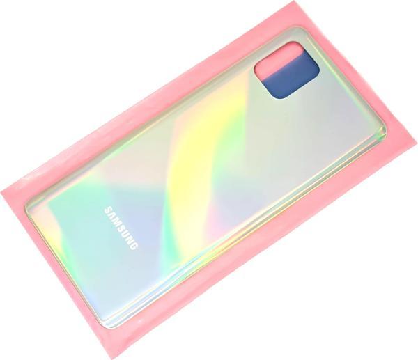 Tkgz Samsung Galaxy NOTE 10 LİTE Arka Pil Batarya Kapağı (CAM+B-7000) GRİ - Image 1