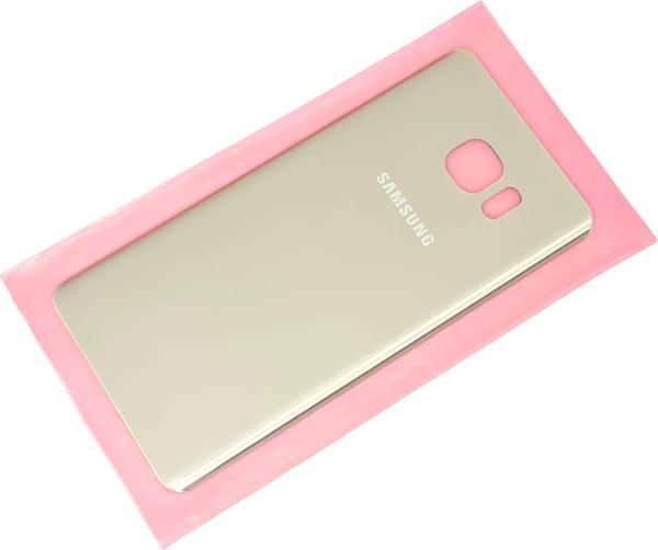 Tkgz Samsung Galaxy NOTE 5 Arka Pil Batarya Kapağı (CAM+B-7000) GOLD - Image 1