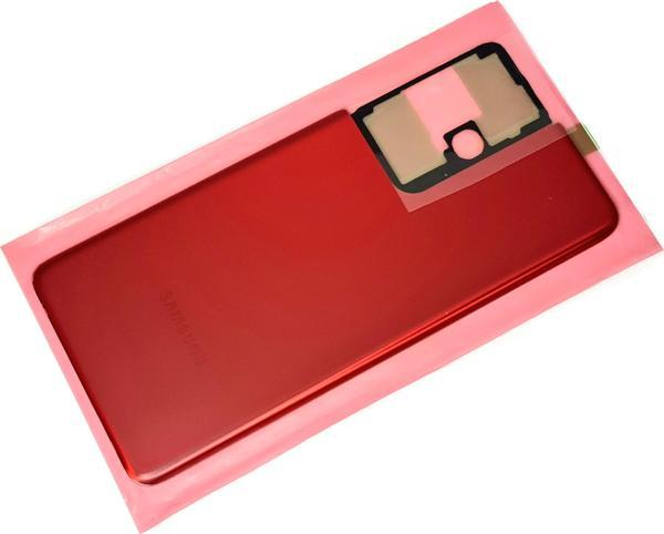 Tkgz Samsung Galaxy S21 UTRA Arka Pil Batarya Kapağı (CAM+B-7000) KIRMIZI - Image 1