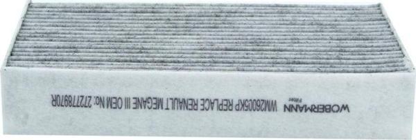 Wöbermann Renault Megane Iii Hatchback 1.6 16V Hi-Flex 2008-2015 Karbonlu Polen Filtresi - Image 1