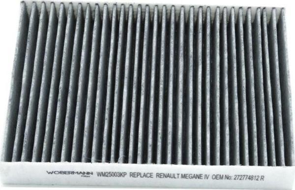 Wöbermann Renault Megane Iv 1.6 16V 2016-2019 Karbonlu Polen Filtresi - Image 1