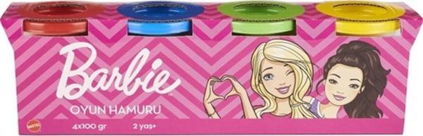 Barbie Oyun Hamuru 4 Lü (4x100 Gr.) GPN18 - Image 1