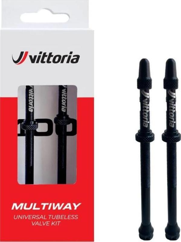 Vittoria 100mm Tubeless Bisiklet Alüminyum Valf Sibop Seti - Image 1