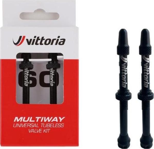 Vittoria 60mm Tubeless Bisiklet Alüminyum Valf Sibop Seti - Image 1