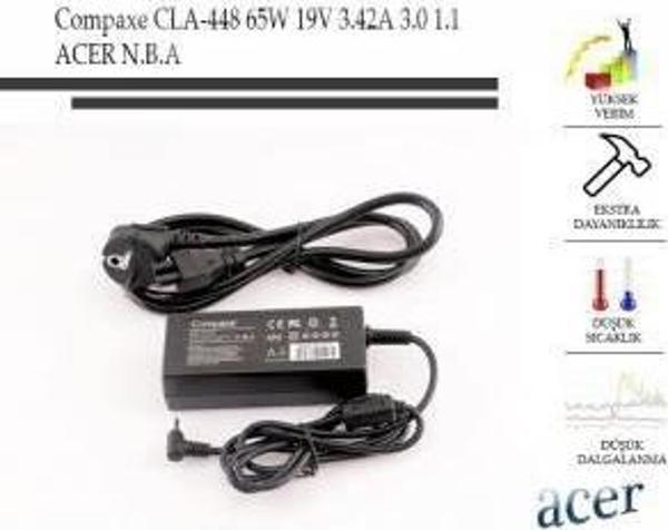 Compaxe CLA-448 65w 19v 3.42a 3.0-1.1 Notebook Adaptörü - Image 1