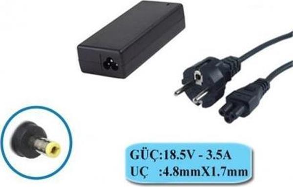 Compaxe CLH-306 Hp 65W 18.5V 3.5A 4.8-1.7 Notebook Adaptörü - Image 1