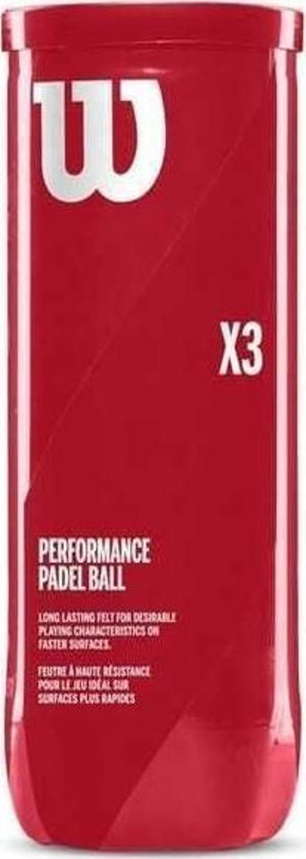 Wilson Performance 3'lü Padel Topu Wr8900801001 - Image 1