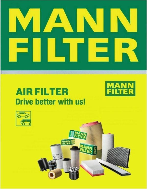 MANN-FILTER Toyota Corolla Sedan 1.4 D-4D 2006-2014 -Filter Hava Filtresi - Image 1