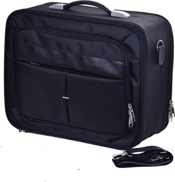 Çantaland Lüx Kasalı Siyah Pilot, Evrak, Laptop, Notebook Çantası CAN950-16 - Image 1