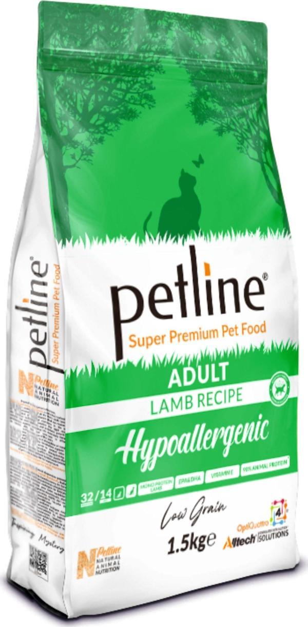 Petline Hypoallergenic Kuzu Etli Düşük Tahıllı Yetişkin Kedi Maması 1,5 Kg - Image 1
