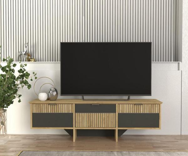 Dekorister Poleth Tv Stand Safir - Antrasit - Bona - Image 1
