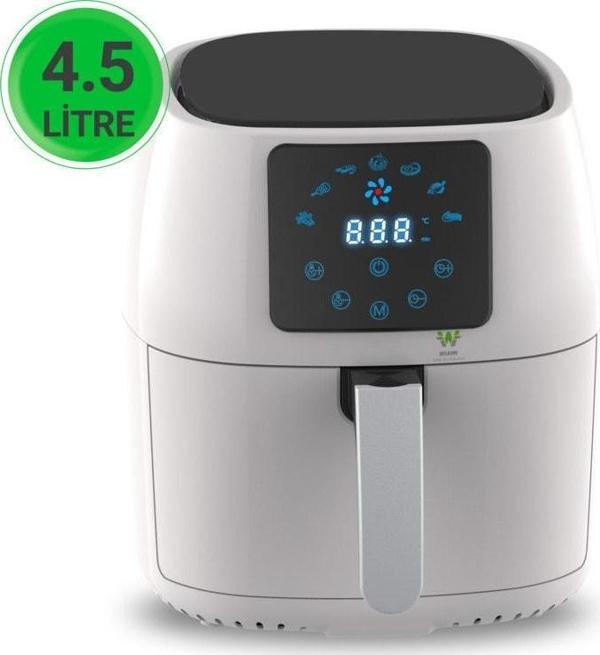 Airfryer 4.5 L Hava Fritözü Beyaz - Image 1