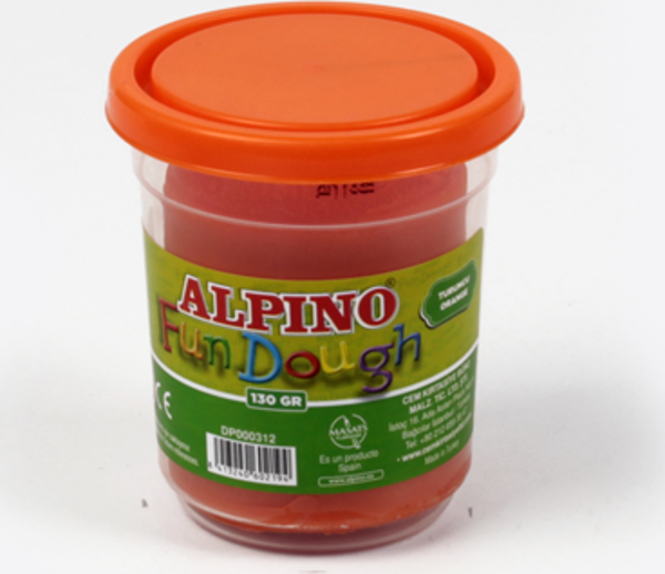 Alpino Oyun Hamuru 130 Gram Turuncu Oyun Hamuru - Image 1