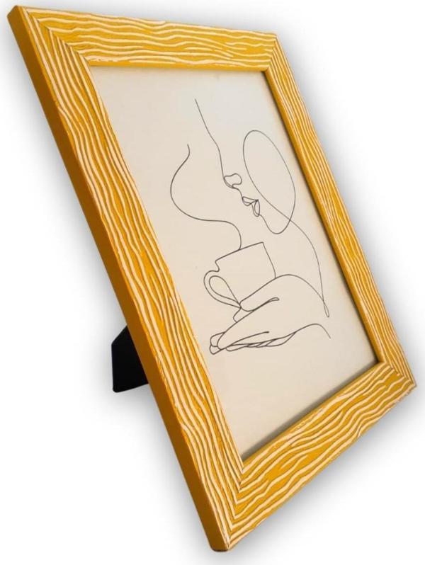 Sarı Renk Resim Çerçeve - Image 1