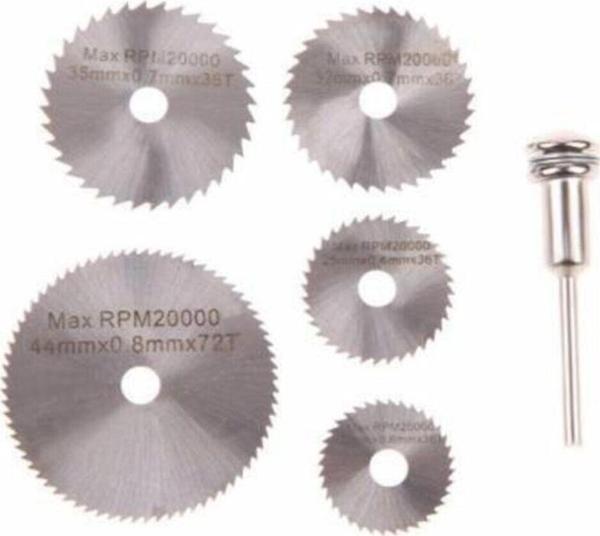6 Parça Ahşap Mini Matkap Testere Ucu Ağzı - Image 1
