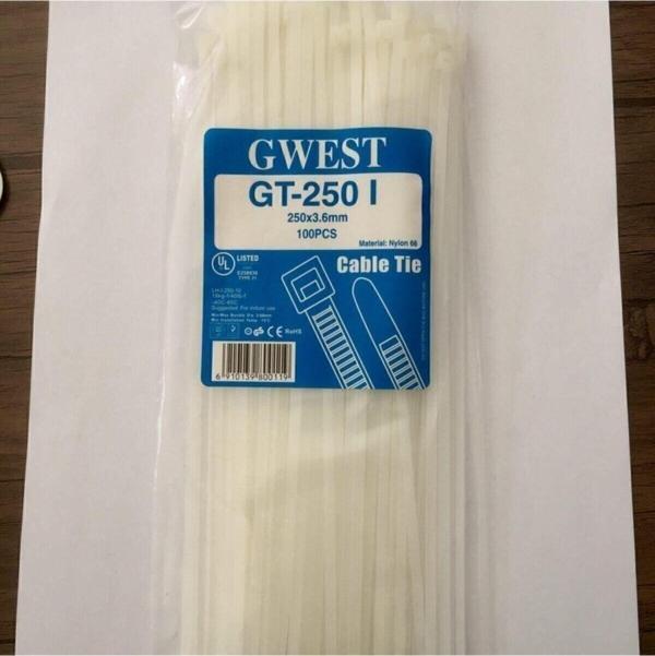 Kablo Bağı Plastik 100 Adet Cırt Kelepçe 250x3,6 - Image 1