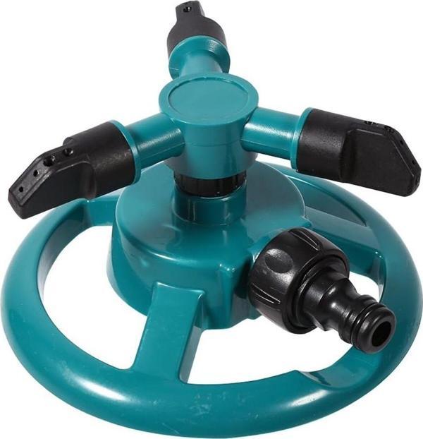 WUVERA Ayarlanabilir Otomatik 360° Dönebilen 12 Kanal Nozullu Çim Bahçe Sulama Sprinkler Fıskiye - Image 1