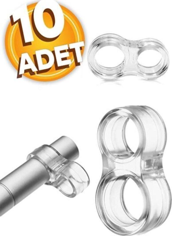 Beşel 10 Adet Plastik Kapı Kolu Stoperi Kapı Kolu Tamponu - Image 1