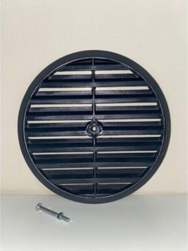 WUVERA Doğalgaz Cam Ventilasyon,cam Menfez Plastik Siyah - Image 1