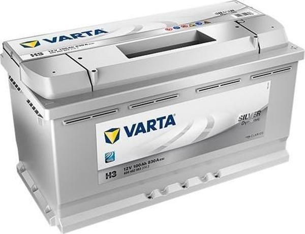 Varta H3 12V 100 Ah 830A Silver Dynamic Akü (Üretim Yılı: 2024) - Image 1