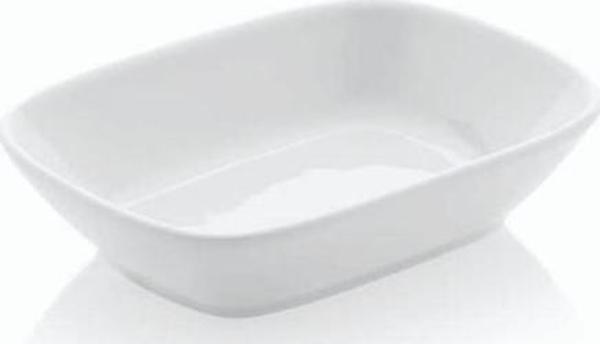 Güral Porselen Ent. Otel 17 Cm Tekli Kare Kayık Tabak - Image 1