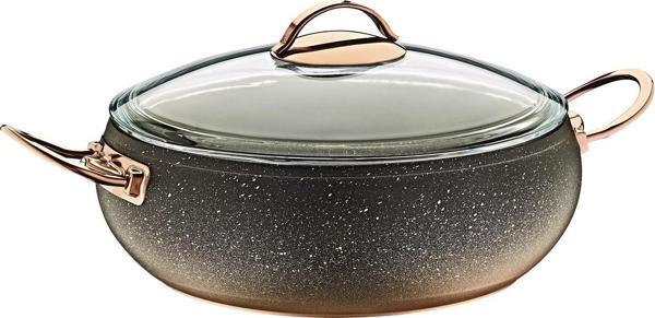 OMS Granit 24x7 cm Karnıyarık Tencere 3341BKR - Image 1