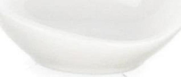 Ultraform Porselen Oval Dalgalı Kase Std 9x5cm - Image 1