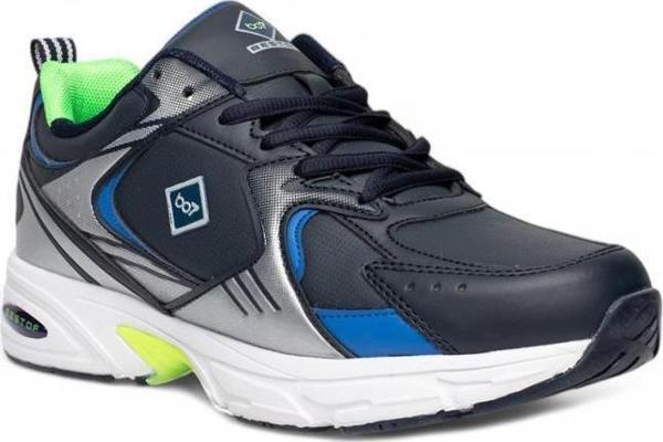 Best Of 522-24 Deri Erkek Sneaker Lacivert Saks - Image 1