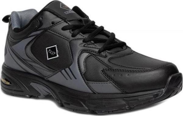 Best Of 522-24 Deri Erkek Sneaker Siyah Füme - Image 1