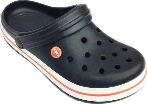 Akınal E195-24 Medical Sabo Kadın Terlik Lacivert Beyaz Kırmızı - Image 1