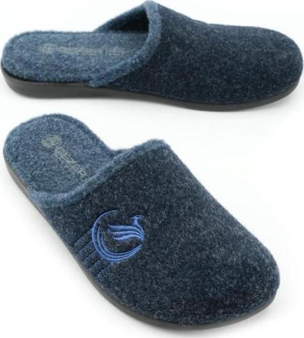 Gezer 14627 Termal Kumaş Erkek Ev Terlik - Image 1