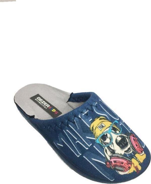 Gezer 13757-24 Termal Kumaş Erkek Çocuk Ev Terlik 30-35 - Image 1