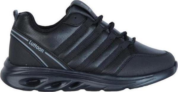 Luttoon 4138-24 Anorak Fashıon Kadın Sneaker Siyah-Füme 36-39 - Image 1