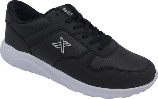 Luttoon 4154-24 Deri Anatomik Hafıza Taban Kadın Sneaker Siyah Beyaz - Image 1