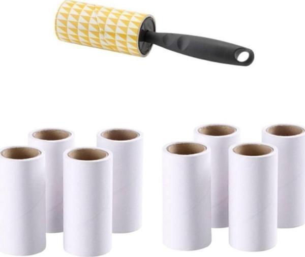 IKEA Bastis Kedi Köpek Tüy Ip Kıl Toplayıcı Tüy Toplama Rulosu + 8 Adet Yedek Kartuş 1+8 - Image 1