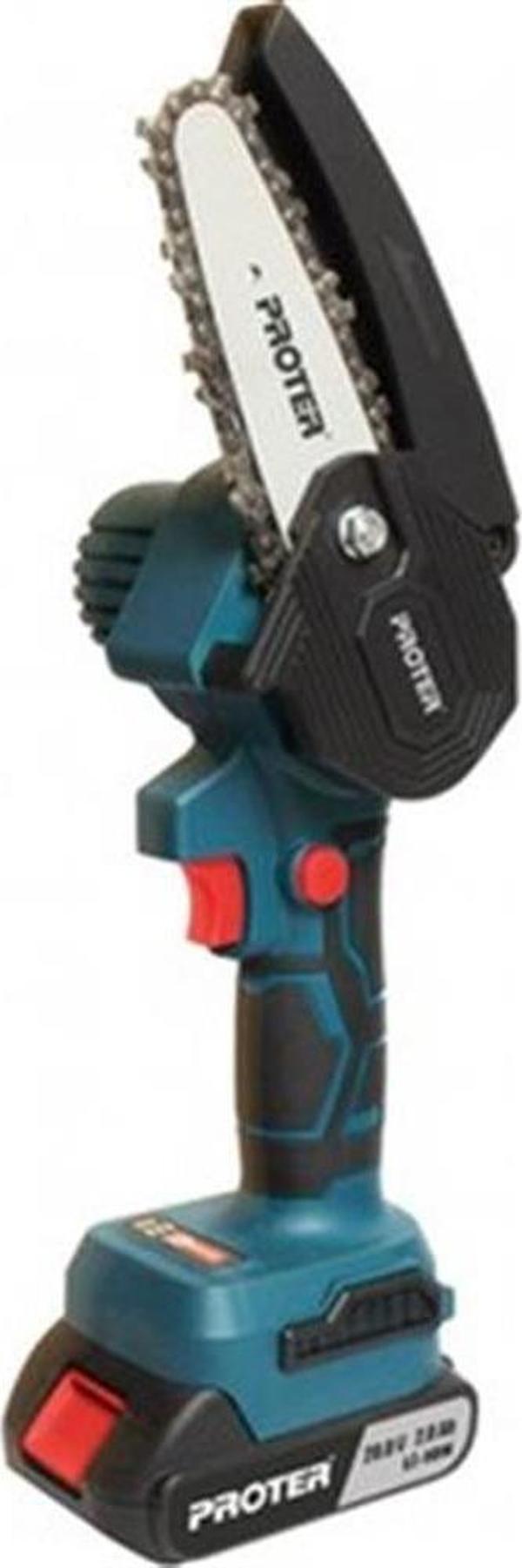 PROTER PST 110 ST 20V ŞARJLI ÇİFT AKÜLÜ DAL BUDAMA TESTERESİ - Image 1