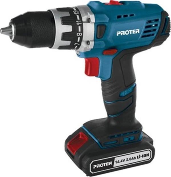 PROTER PST 414 SL 14.4V 2 AH Li-ion AKÜLÜ MATKAP VİDALAMA - Image 1