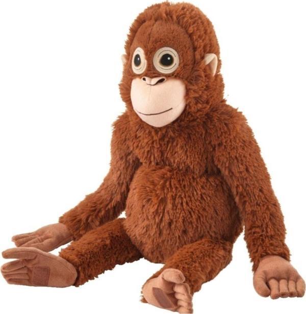 IKEA Trendexpress Yumuşak Peluş Oyuncak Kahverengi - Image 1
