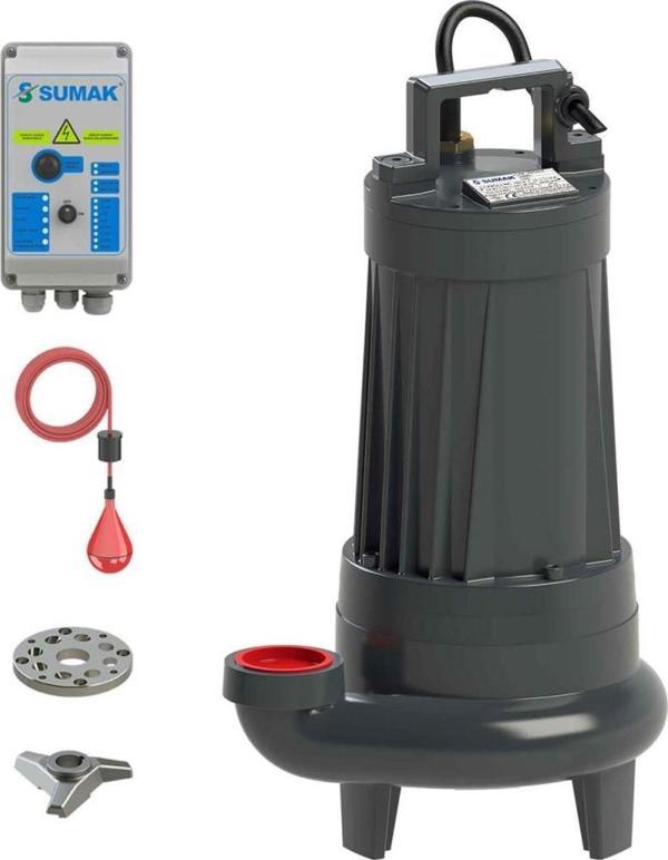 Sumak SBRT 30/2 Bıçaklı Foseptik Dalgıç Pompa Trifaze (380V) 3 Hp - Image 1