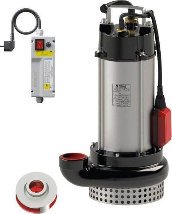 Sumak SDF 30/2 Y Paslanmaz Gövde Kirli Su Dalgıç Pompa 220 Volt 3 Hp 27 Mss - Image 1