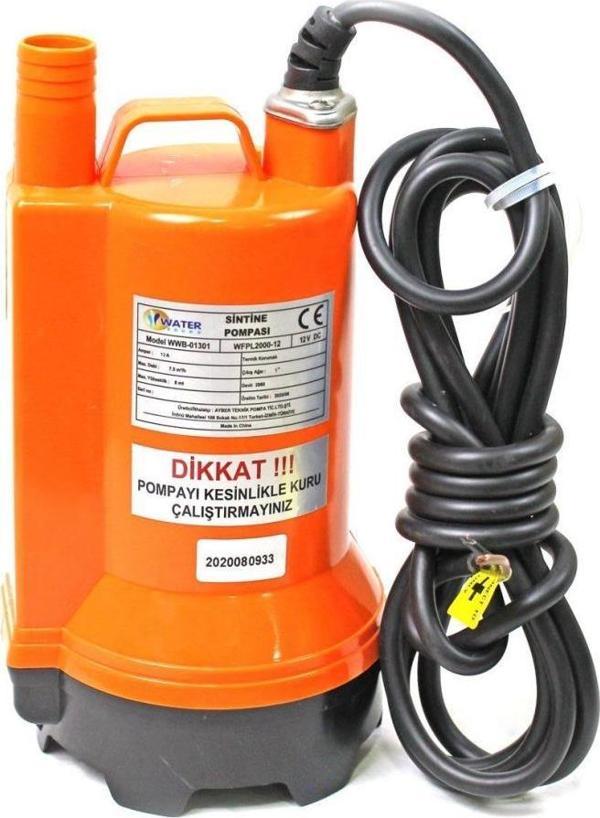 Water Sound WWB-01501 12 Volt Sintine Pompası 8 mss 15 m³/h - Image 1