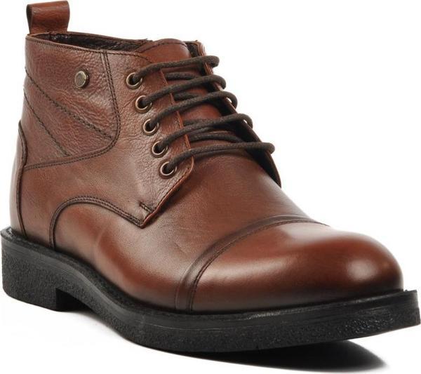 Ayakmod 07089 Taba Hakiki Deri Erkek Bot - Image 1