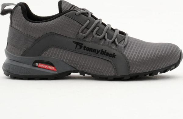 Tonny Black Unisex Füme Rahat Kalıp Termo Taban Bağcıklı Sneaker - Image 1
