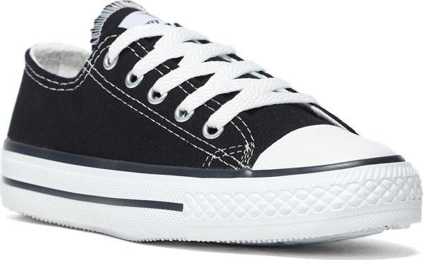 Tonny Black Çocuk Unisex Siyah Rahat Kalip Bağcıklı Spor Ayakkabı - Image 1