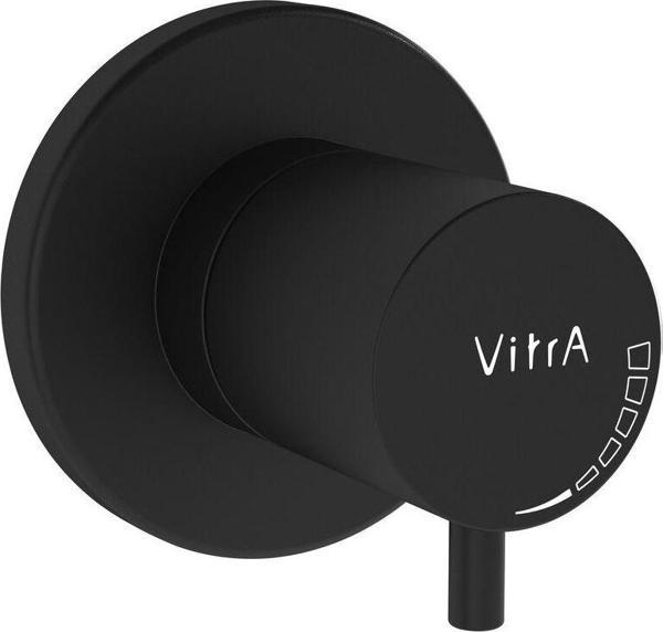 Vitra Origin A4145836 Ankastre Stop Valf, Sıva Üstü, Mat Siyah - Image 1