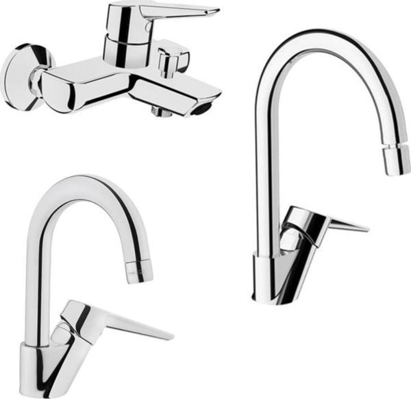 Artema Solid S Kuğu Lavabo, Eviye Mutfak Ve Banyo Batarya Seti - Image 1