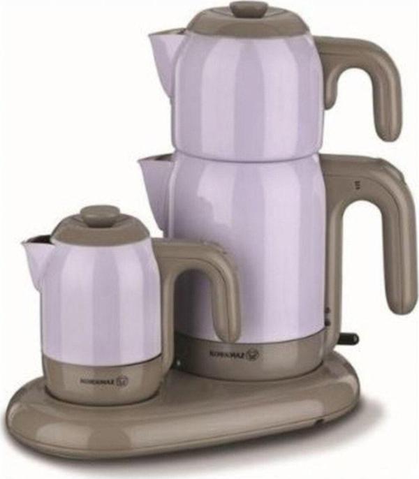 Korkmaz A353-03 Çay Kahve Makinesi Lila - Image 1
