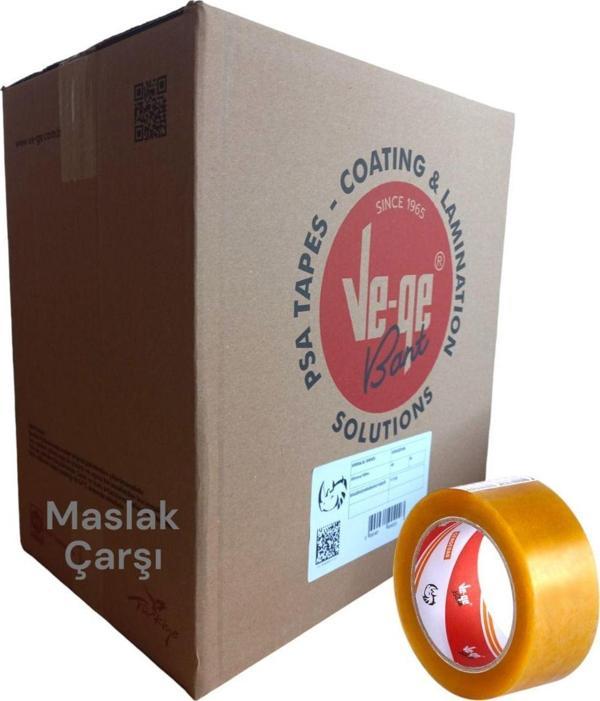 Ve-Ge GERGEDAN Ambalaj (Naylon) Bandı  - Hafif Koli ve Kutuda Kullanıma Uygundur 45X100 48'li Koli - Image 1