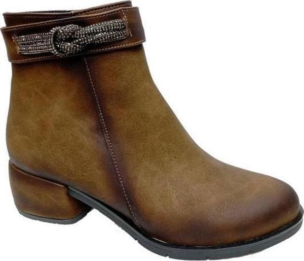 Erbay 511 Yağlı Deri Trend Fashion Kadın Bot - Image 1